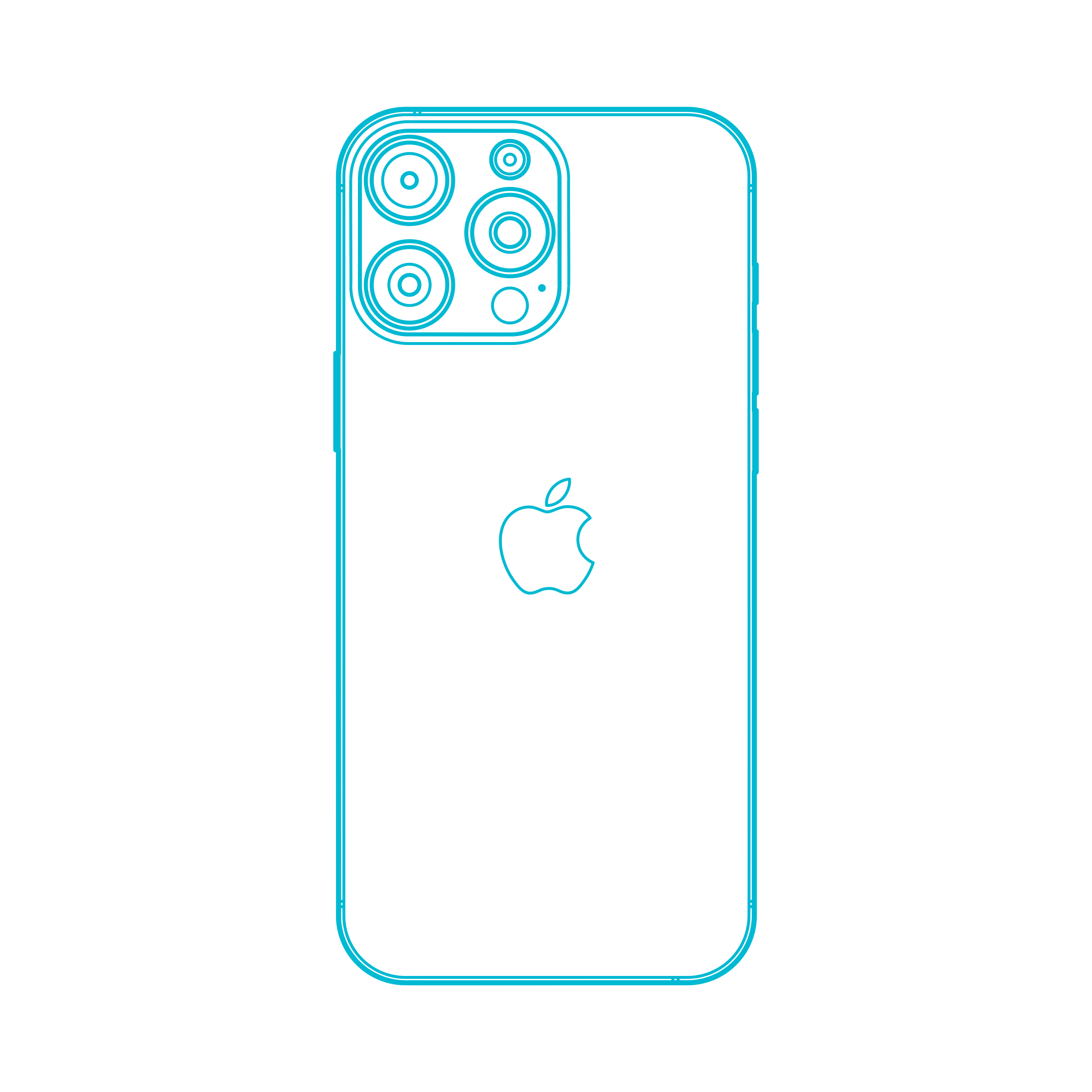 Digital Apple Iphone 16 Pro Max Sketch Svg Vector Free Vectors